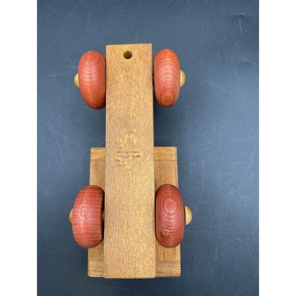 The Montgomery Schoolhouse Inc Vermont Toy Truck Wooden Wheels Turn Freely - Picture 7 of 11